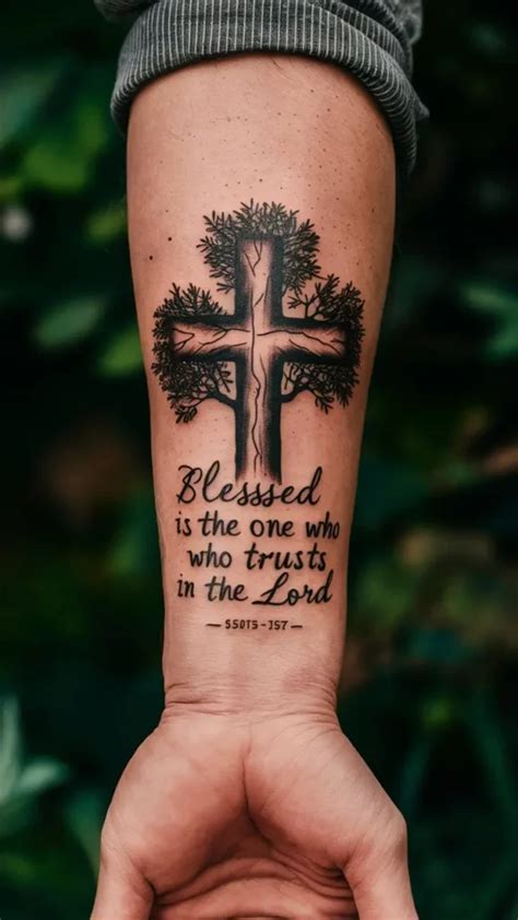 Bible Verse Cross Tattoos