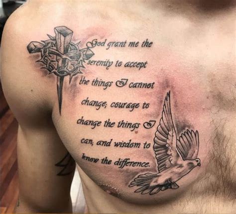 Bible Verse Tattoos Chest