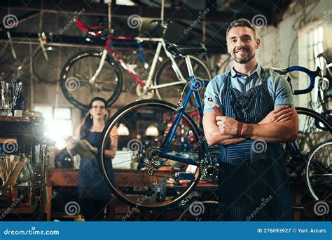 Bicycle Repair Technician Working
