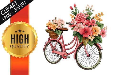 Download Bicycle with Flowers Sublimation Files DXF Files