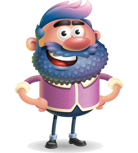 Big Beard Cartoon Characters