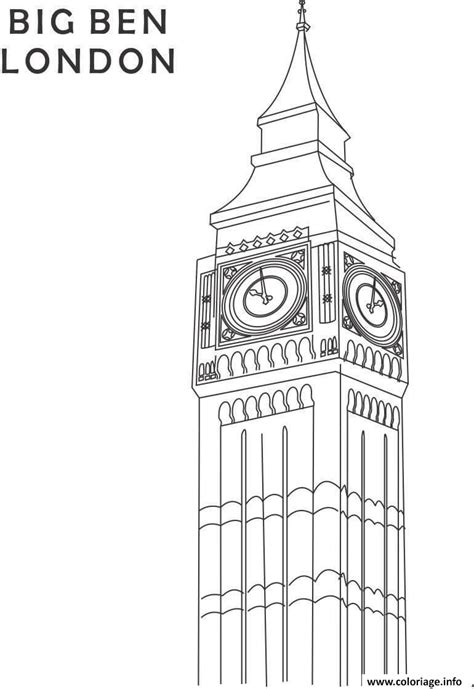 Big Ben Coloriage