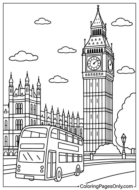 Big Ben Coloring Page