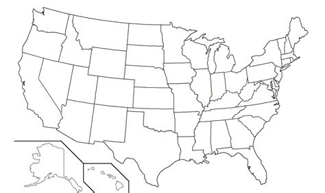 Empty Map Usa ClipArt Best