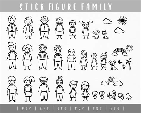 Download Big Family Bundle Cut Files