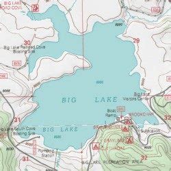 Big Lake Arizona Vintage Original USGS Topo Map 1958 Mount Etsy