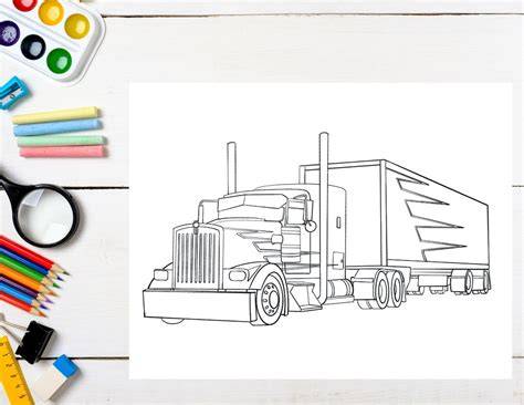 Big Rig Coloring Pages