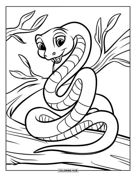 Big Snake Coloring Pages