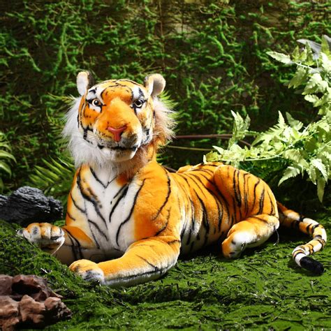 Roar with delight: Get your hands on the Big Tiger Stuffed Animal today!