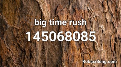 Big Time Rush Roblox ID Codes - Roblox ID