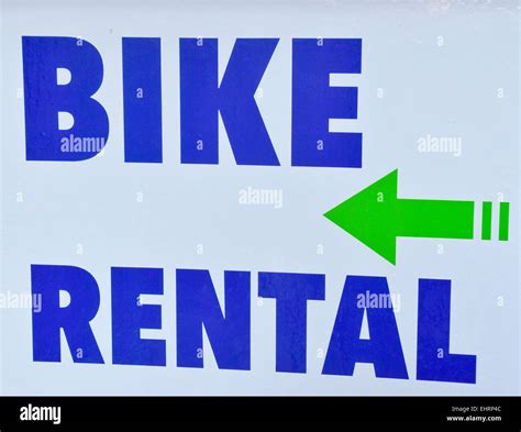 Bike Rental Sign