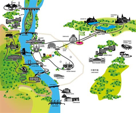 Bike Tour Map Budapest