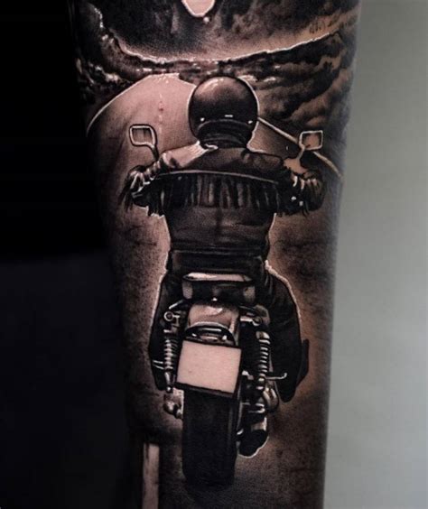 Biker Forearm Tattoos