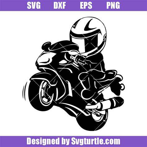 Ride in Style with Our Premium Collection of Biker SVG Graphics - Perfect for DIY and Crafting Projects!