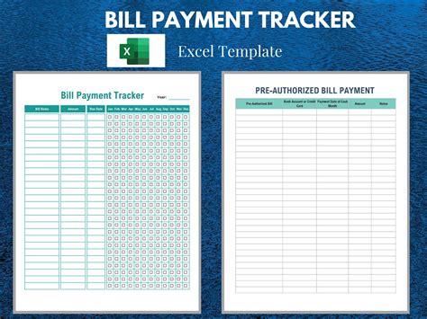 Bill Payment Record Template
