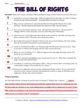 Unlock Your Empowerment: Solving the Bill of Rights Scenarios Worksheet with Answers Key