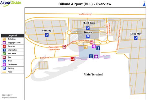 Billund Airport Map