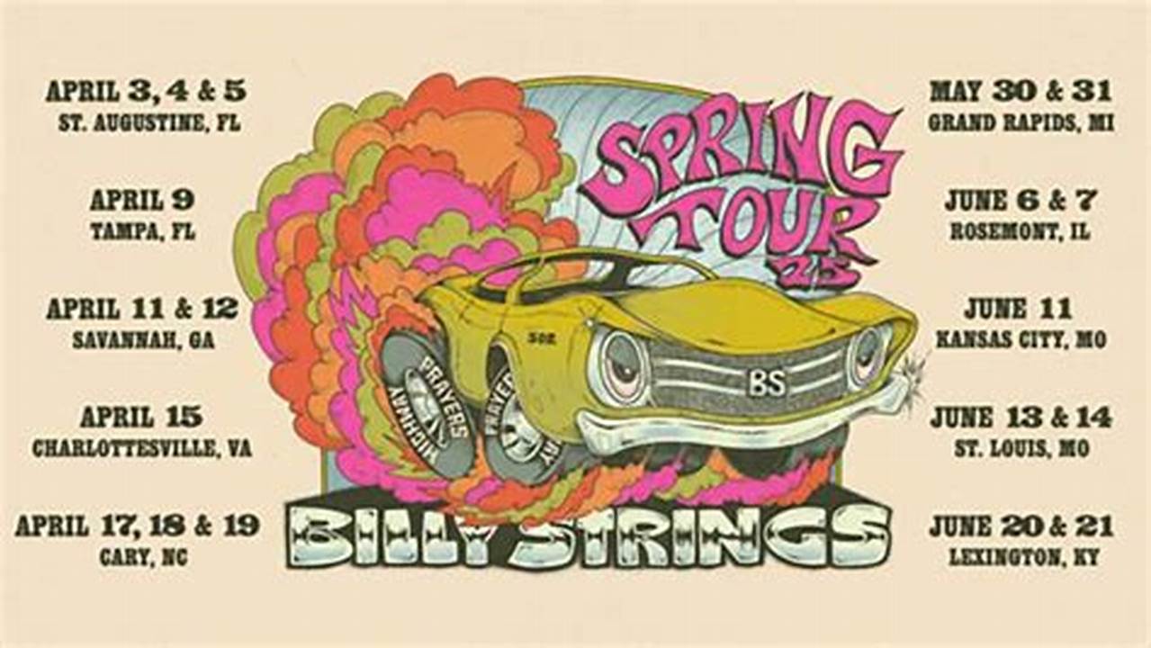 Billy Strings Spring Tour 2025 Dates