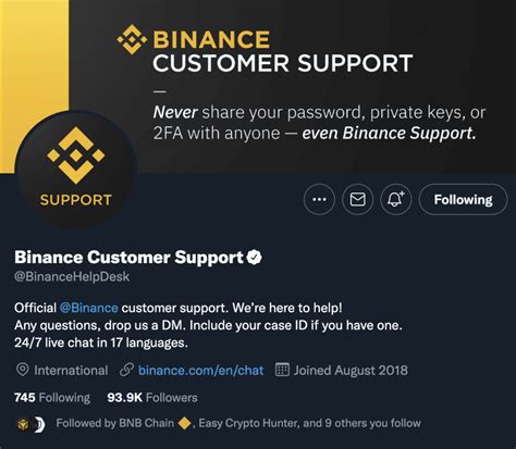 Binance US customer support
