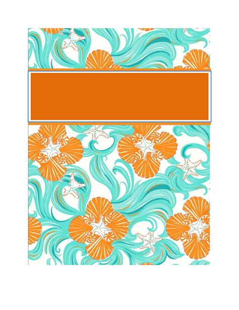 Binder Cover Printable