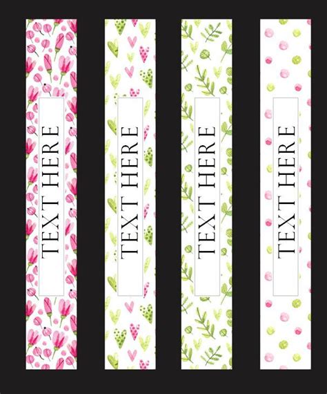 Binder Spine Template Free