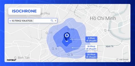 Bing Maps uses Isochrone API for finding relevant results