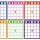 Bingo Card Template Free