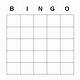 Bingo Card Template Word
