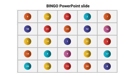 Bingo Powerpoint Template