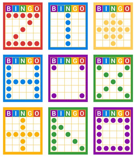 Bingo Game Patterns