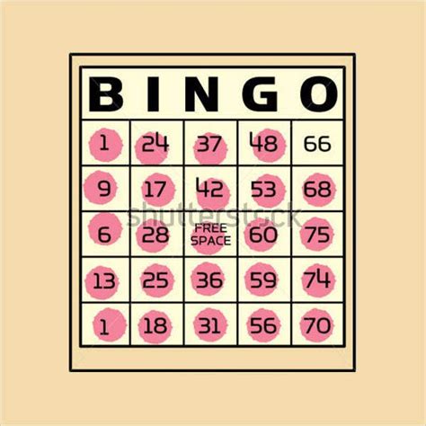 Bingo Printable Tickets