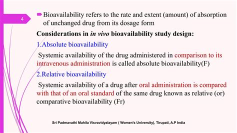Bioavailability and Dosage Considerations