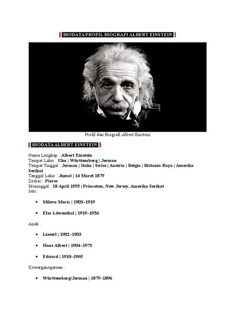 Biodata Albert