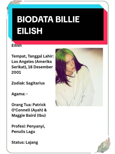 Biodata Billie