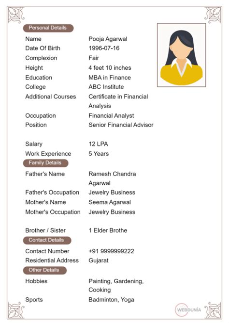 Biodata English