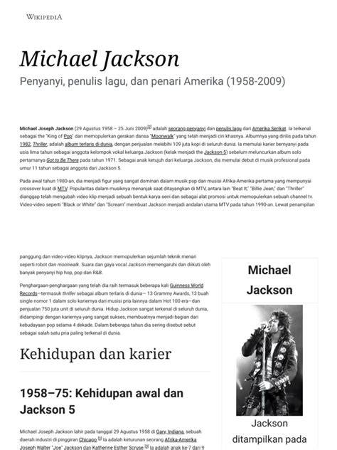 Biodata Michael Jackson