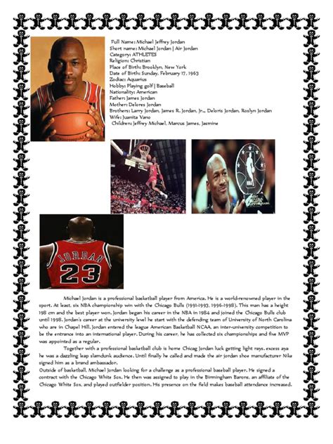 Biodata Michael Jordan