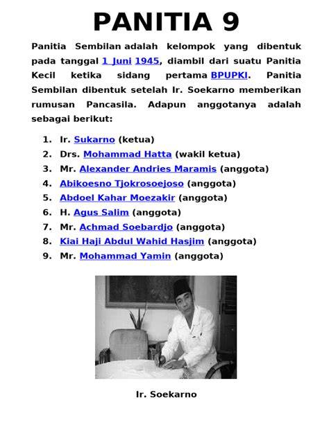 Biodata Panitia 9