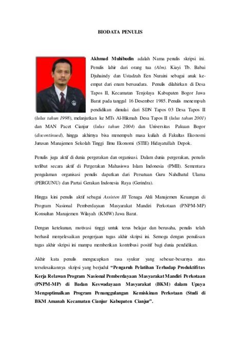 Biodata Penulis