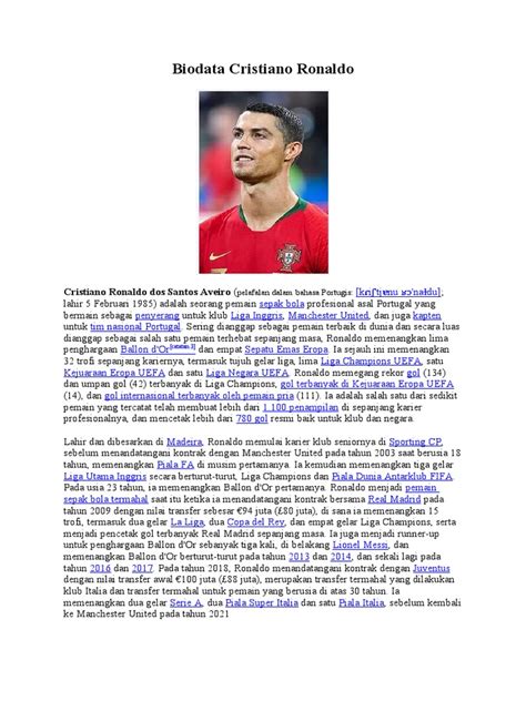 Biodata Ronaldo