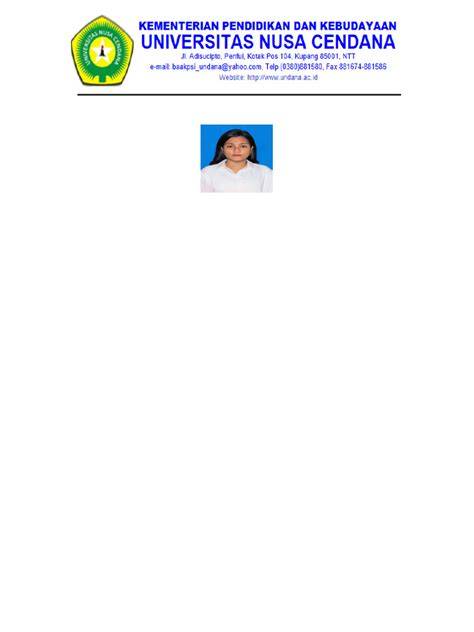 Biodata Undana