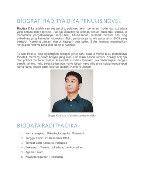 Biografi Profil Biodata