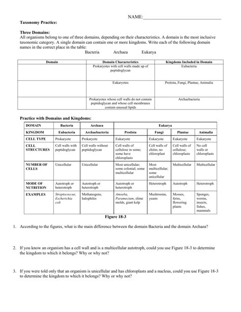 Exploring Biology Chapter 11.2 Worksheet Answers