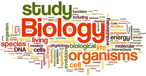 Biology Abstract Background With Word Stock Illustration