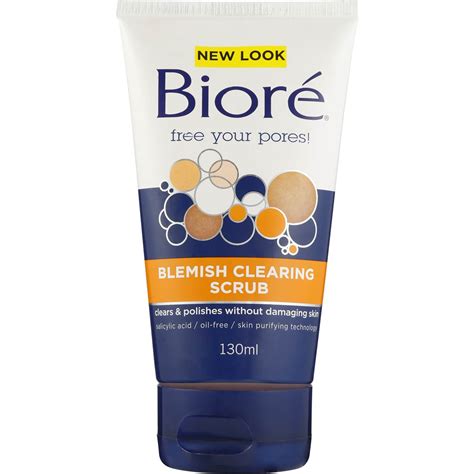 Salep Jerawat Biore Blemish Clearing Scrub