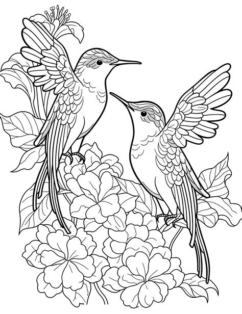 Bird Coloring Pages For Adults