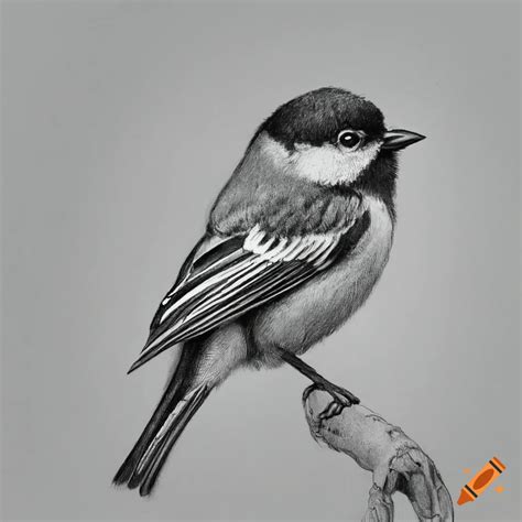 Bird Realistic Drawing
