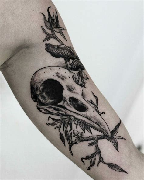 Bird Skull Tattoo