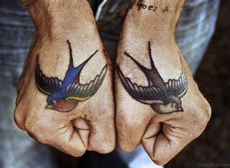 Bird Tattoo On Hand