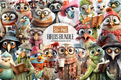 Download Birds Bundle - Set of 10 Easy Edite